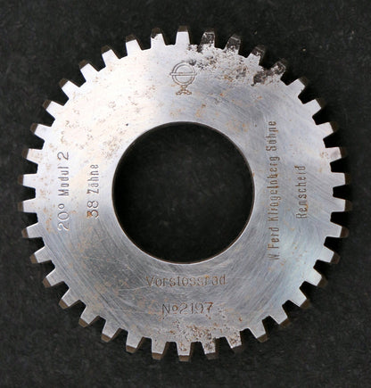 Bild des Artikels KLINGELNBERG-Scheibenschneidrad-gear-shaper-m=-2mm-EGW-20°-Z=-38-Ø80x16xØ1-1/4"