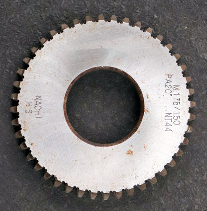 Bild des Artikels NACHI-Schaftschneidrad-gear-shaper-m=-1,75mm-EGW-20°-Z=-44-Ø81x17xØ1-1/4"