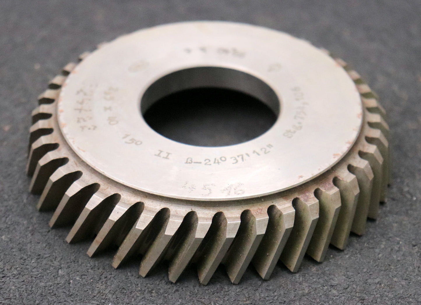 Bild des Artikels PWS-Scheibenschneidrad-mit-Treppenschliff-m=-2,5mm-15°-EGW-Z=-40-Ø118x24xØ1-3/4"