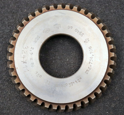 Bild des Artikels PWS-Scheibenschneidrad-mit-Treppenschliff-m=-2,5mm-15°-EGW-Z=-40-Ø118x17xØ1-3/4"