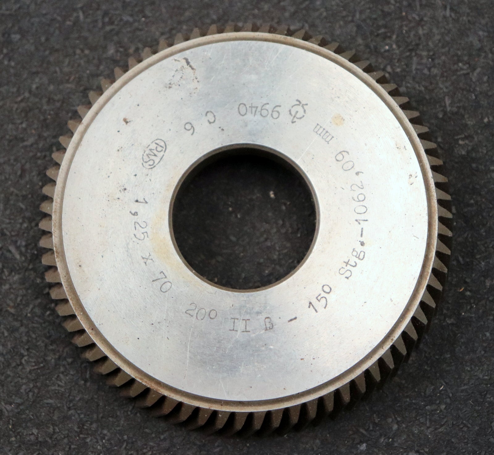 Bild des Artikels PWS-Scheibenschneidrad-mit-Treppenschliff-gear-shaper-m=-1,25mm-EGW-20°-Z=-70