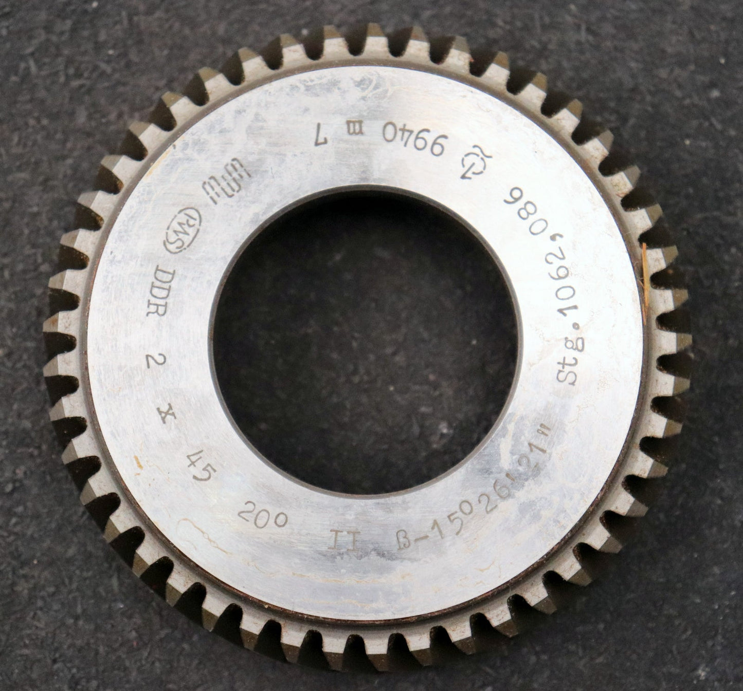 Bild des Artikels PWS-Scheibenschneidrad---Treppenschliff-gear-shaper-m=-2mm-EGW-20°-Z=-45