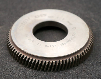 Bild des Artikels PWS-Scheibenschneidrad---Treppenschliff-m=-1,25mm-EGW-20°-Z=-84-Ø112x17xØ1-3/4"