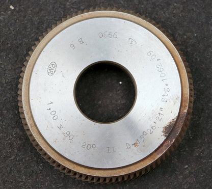 Bild des Artikels PWS-Scheibenschneidrad-mit-Treppenschliff-gear-shaper-m=-1mm-EGW-20°-Z=-90