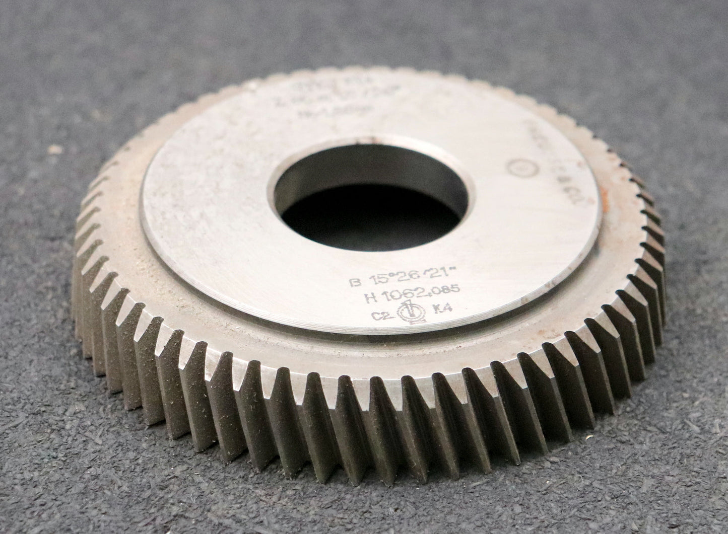 Bild des Artikels PWS-Scheibenschneidrad-mit-Treppenschliff-gear-shaper-m=-1,25mm-EGW-20°-Z=-60