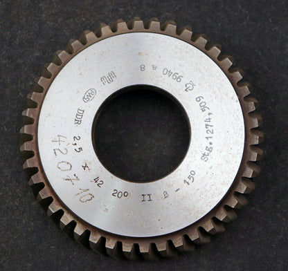 Bild des Artikels PWS-Scheibenschneidrad-mit-Treppenschliff-gear-shaper-m=-2,5mm-EGW-20°-Z=-42