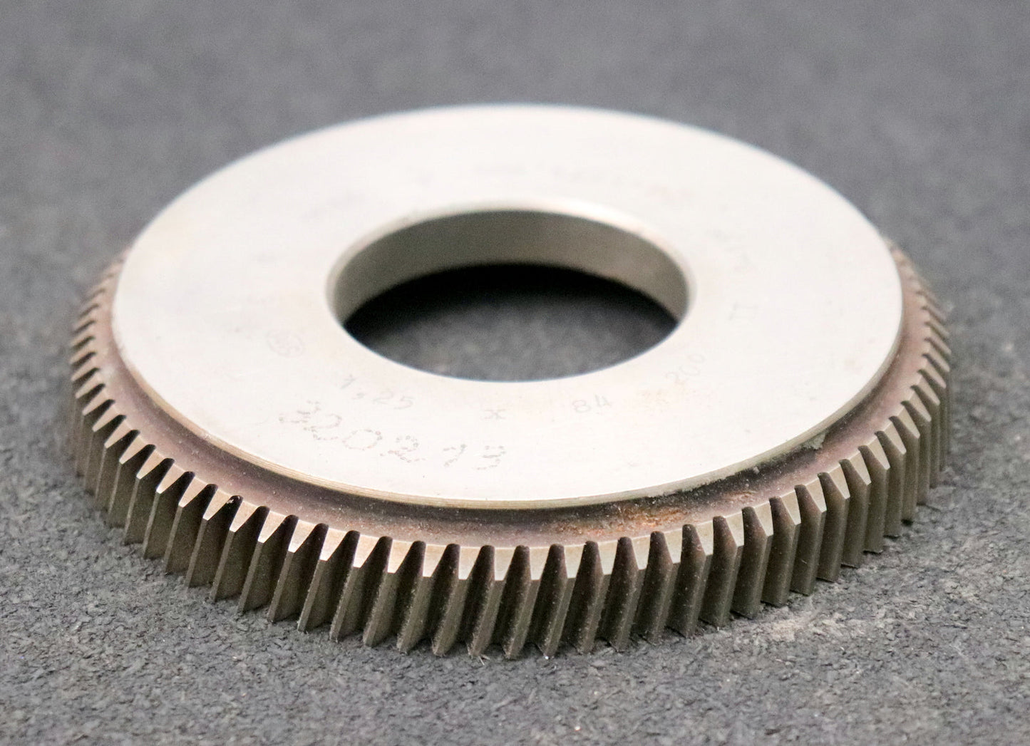 Bild des Artikels PWS-Scheibenschneidrad-Treppenschliff-m=-1,25mm-EGW-20°-Z=-84-Ø112x17xØ1-3/4"