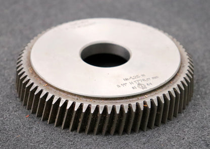 Bild des Artikels PWS-Scheibenschneidrad-mit-Treppenschliff-m=-1,5mm-EGW-20°-Z=-72-hk=-1,25m