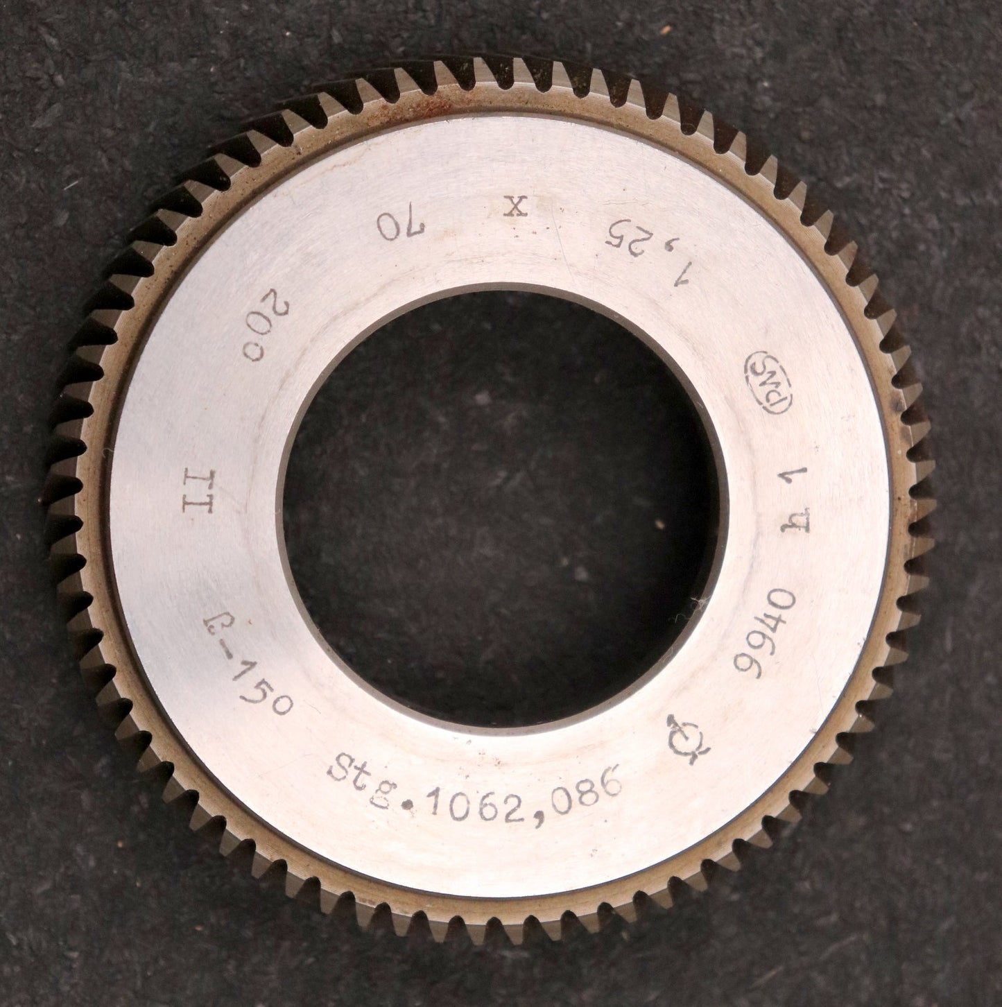 Bild des Artikels PWS-Scheibenschneidrad---Treppenschliff-m=-1,25mm-EGW-20°-Z=-70-Ø95x22xØ1-3/4"