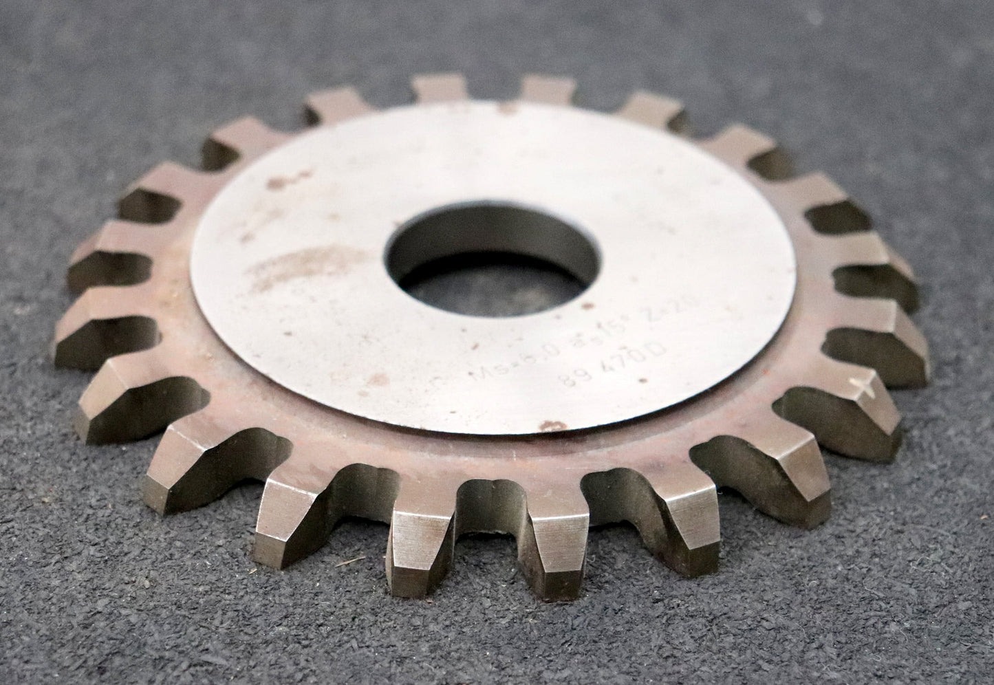 Bild des Artikels LORENZ-Scheibenschneidrad-m=-6mm-EGW-15°-Z=-20-ß-4°34'26"-Ø132x13xØ1-1/4"