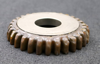 Bild des Artikels FELLOWS-Scheibenschneidrad-gear-shaper-m=-3mm-EGW-15°-Z=-30-ß=-H.A.=-3°-HSS