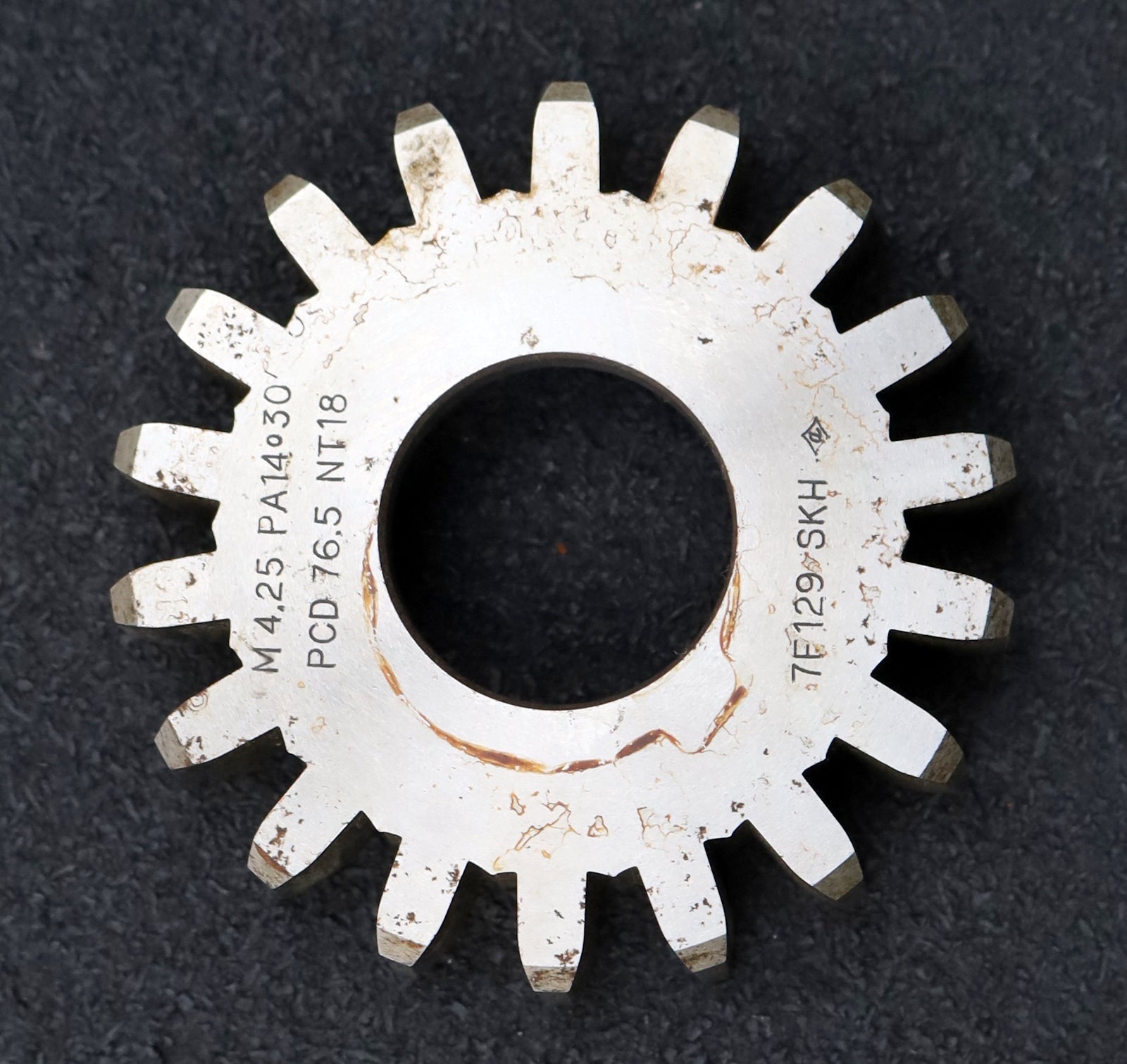 Bild des Artikels Scheibenschneidrad-m=-4,25mm-14°30'-EGW-Z=-18-PCD=-76,5-Ø88x19xØ1-1/4"
