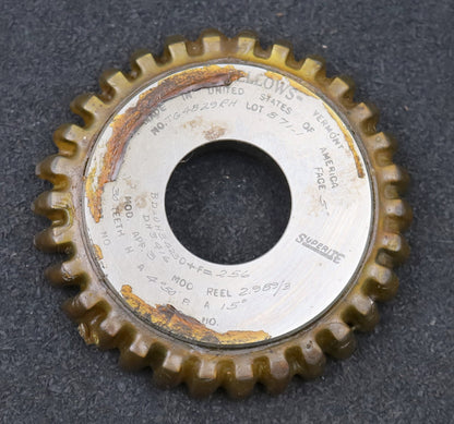 Bild des Artikels FELLOWS-Scheibenschneidrad-gear-shaper-m=-3mm-EGW-15°-Z=-30-Ø95x16xØ1-1/4"