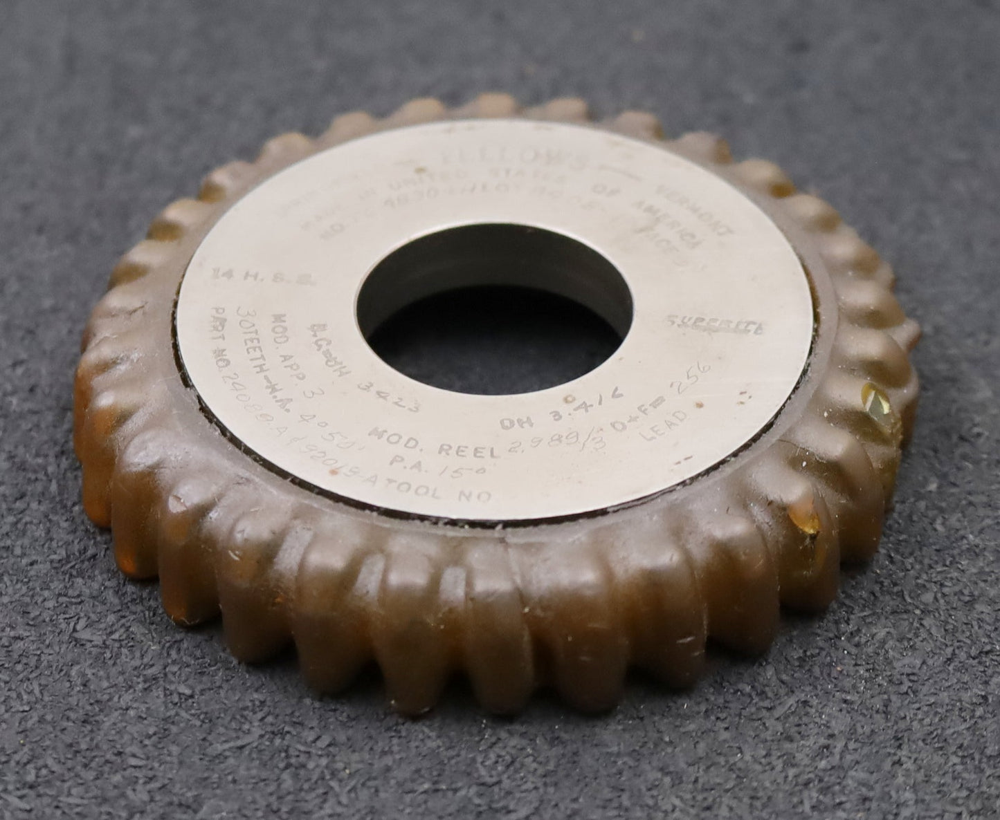 Bild des Artikels FELLOWS-Scheibenschneidrad-gear-shaper-m=-3mm-EGW-15°-Z=-30-Ø95x17xØ1-1/4"