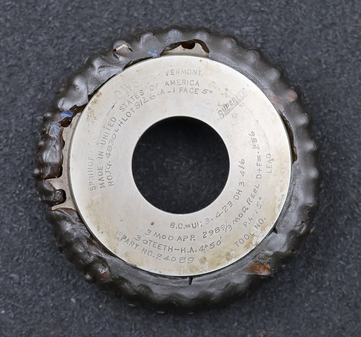 Bild des Artikels FELLOWS-Scheibenschneidrad-gear-shaper-m=-3mm-EGW-15°-Z=-30-ß=-H.A.=-4°50'