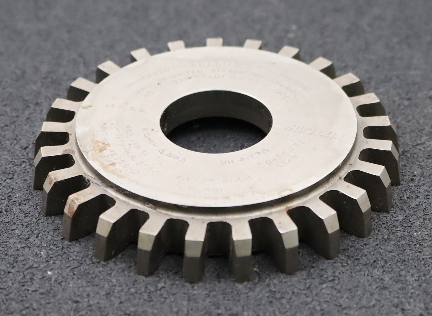 Bild des Artikels FELLOWS-Scheibenschneidrad-gear-shaper-m=-4mm-EGW-15°-Z=-25-ß=-H.A.=-3°35'