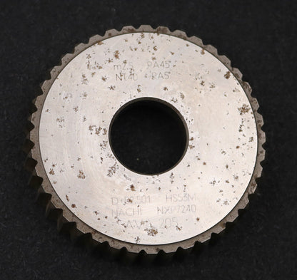 Bild des Artikels NACHI-Scheibenschneidrad-m=-2,5mm-45°-EGW-Z=-40-RA=-5°-Ø103x22xØ1-1/4mm