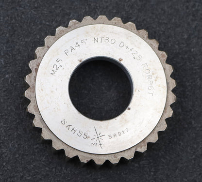 Bild des Artikels NST-Scheibenschneidrad-gear-shaper-m=-2,5mm-45°-EGW-Z=-30-Ø77x20xØ1-1/4mm