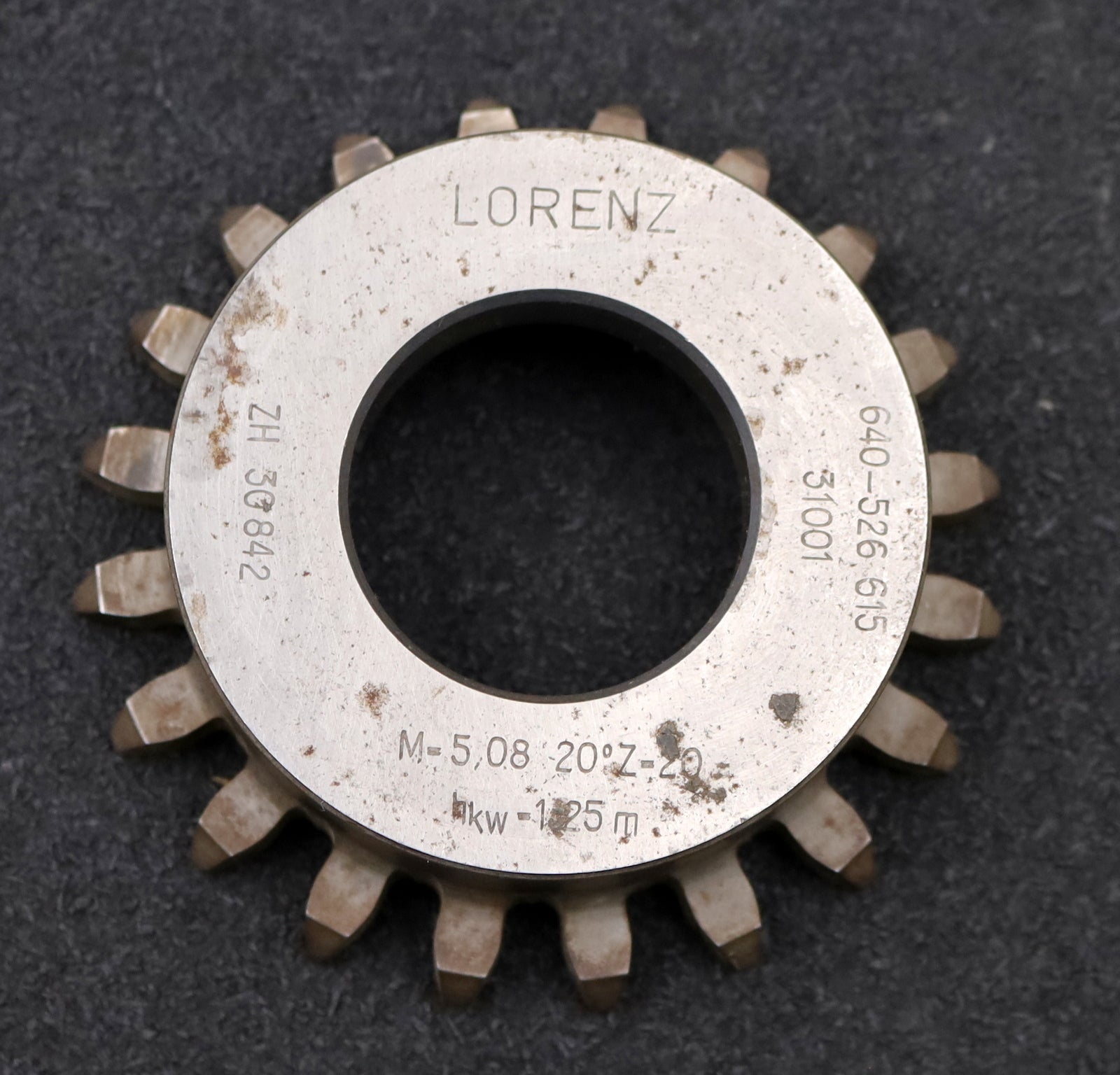 Bild des Artikels LORENZ-Glockenschneidrad-gear-shaper-m=-5,08mm-EGW-20°-Z=-20-hkw=-1,25m