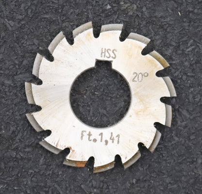 Bild des Artikels DOLD-Zahnformfräser-gear-profile-cutter-m=-0,65mm-No.-3-Z=-17-20-EGW-20°-mit-LNK