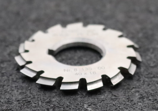 Bild des Artikels DOLD-Zahnformfräser-m=-0,6mm-No.-8-für-Z=-135-00-EGW-20°-gear-profile-cutter