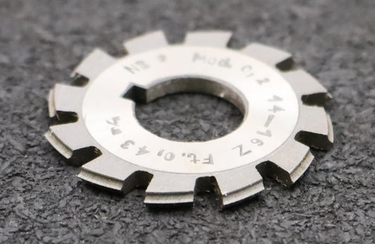 Bild des Artikels DOLD-Zahnformfräser-m=-0,2mm-No.-2-für-Z=-14-16-EGW-15°-gear-profile-cutter