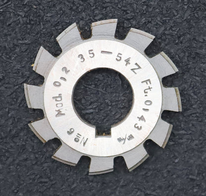 Bild des Artikels DOLD-Zahnformfräser-m=-0,2mm-No.-6-für-Z=-35-54-EGW-15°-gear-profile-cutter