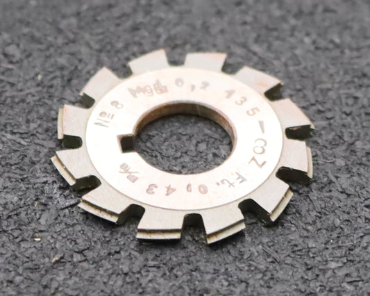 Bild des Artikels DOLD-Zahnformfräser-m=-0,2mm-No.-8-für-Z=-135-00-EGW-15°-gear-profile-cutter