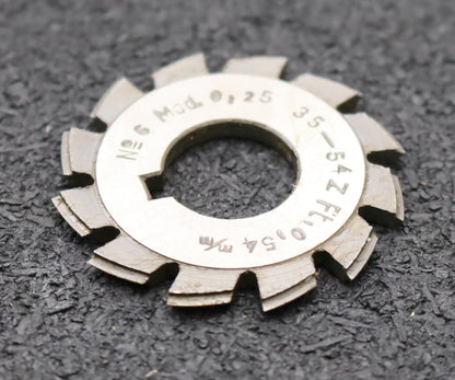 Bild des Artikels DOLD-Zahnformfräser-m=-0,25mm-No.-6-für-Z=-35-54-EGW-15°-gear-profile-cutter
