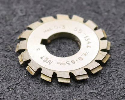 Bild des Artikels DOLD-Zahnformfräser-m=-0,3mm-No.-7-für-Z=-55-134-EGW-15°-gear-profile-cutter