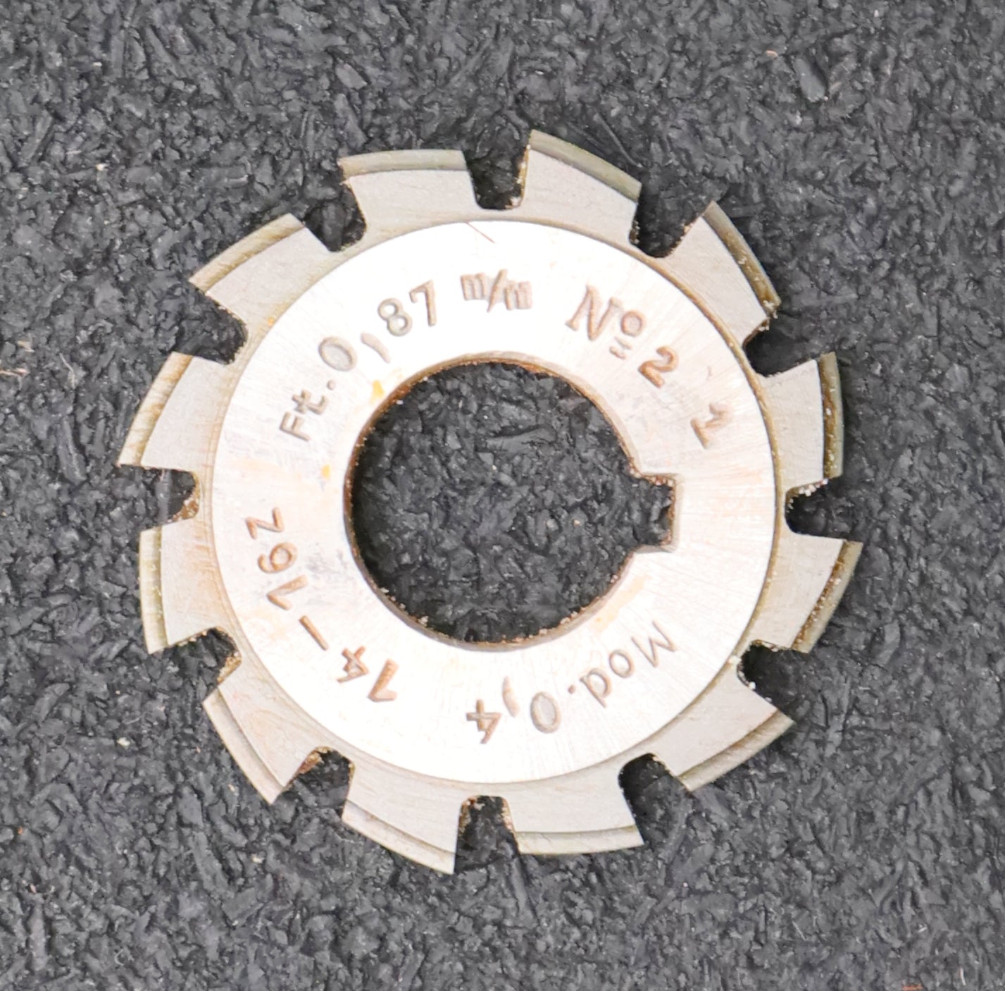 Bild des Artikels DOLD-Zahnformfräser-m=-0,4mm-No.-2-für-Z=-14-16-EGW-15°-gear-profile-cutter