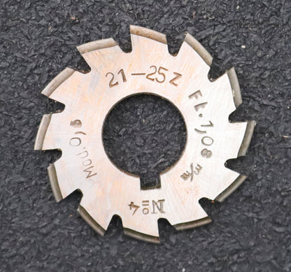 Bild des Artikels DOLD-Zahnformfräser-m=-0,5mm-No.-4-für-Z=-21-25-EGW-15°-gear-profile-cutter