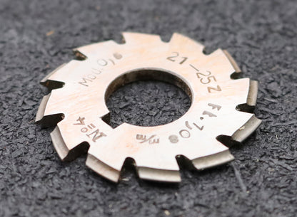 Bild des Artikels DOLD-Zahnformfräser-m=-0,5mm-No.-4-für-Z=-21-25-EGW-15°-gear-profile-cutter