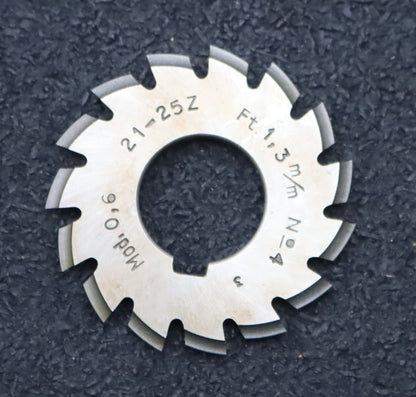 Bild des Artikels DOLD-Zahnformfräser-m=-0,6mm-No.-4-für-Z=-21-25-EGW-15°-gear-profile-cutter
