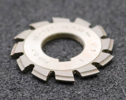 Bild des Artikels DOLD-Zahnformfräser-m=-0,7mm-No.-1-für-Z=-12-13-EGW-15°-LKN-gear-profile-cutter