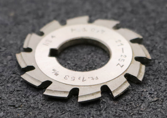 Bild des Artikels DOLD-Zahnformfräser-m=-0,7mm-No.-4-für-Z=-21-25-EGW-15°-gear-profile-cutter