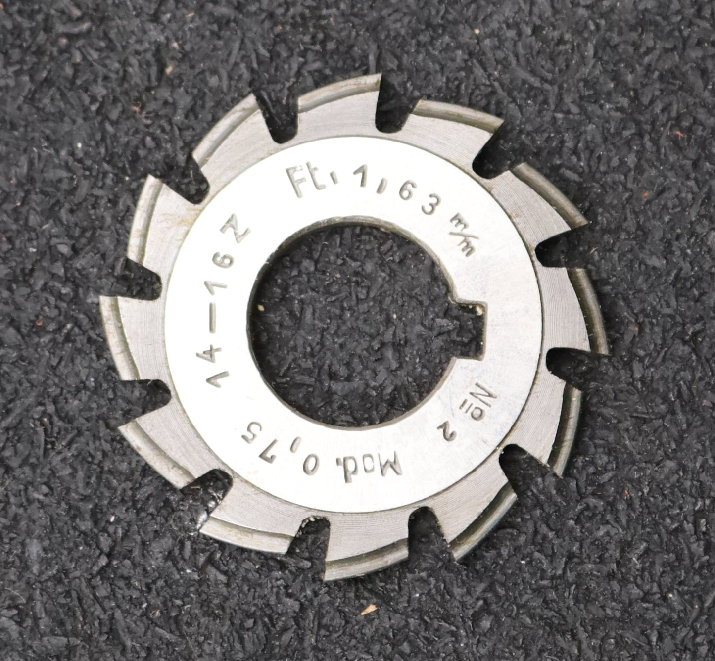 Bild des Artikels DOLD-Zahnformfräser-m=-0,75mm-No.-2-für-Z=-14-16-EGW-15°-LKN-gear-profile-cutter