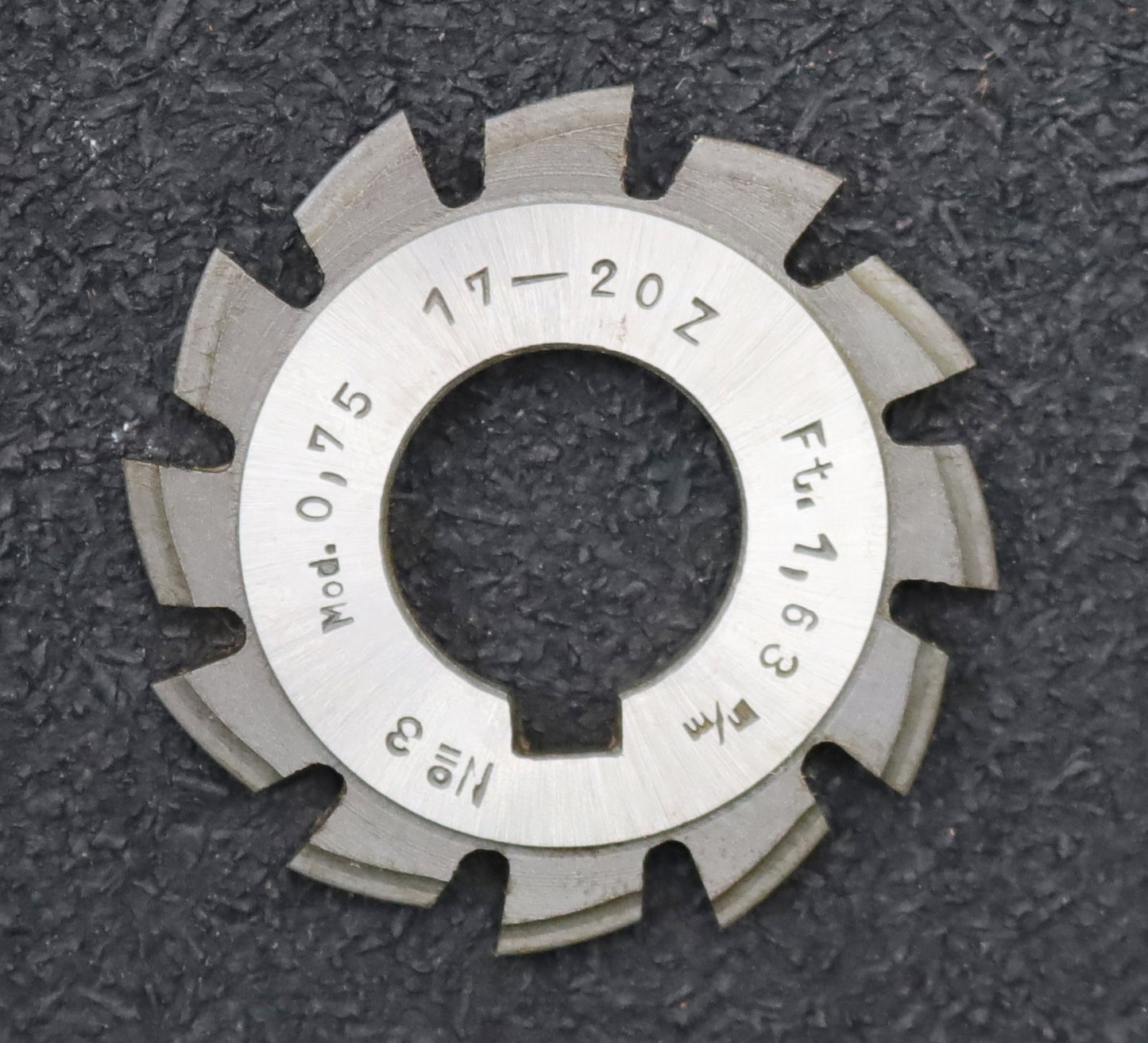 Bild des Artikels DOLD-Zahnformfräser-m=-0,75mm-No.-3-für-Z=-17-20-EGW-15°-gear-profile-cutter