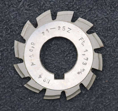 Bild des Artikels DOLD-Zahnformfräser-m=-0,8mm-No.-4-für-Z=-21-25-EGW-15°-gear-profile-cutter