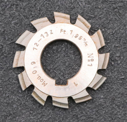 Bild des Artikels DOLD-Zahnformfräser-m=-0,9mm-No.-1-für-Z=-12-13-EGW-15°-gear-profile-cutter