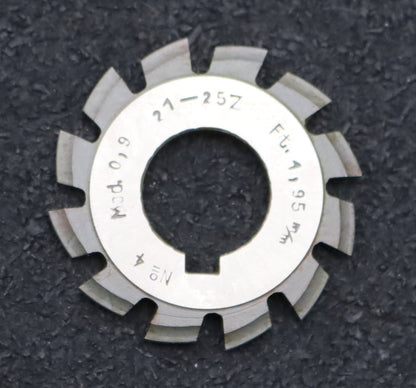 Bild des Artikels DOLD-Zahnformfräser-m=-0,9mm-No.-4-für-Z=-21-25-EGW-15°-gear-profile-cutter