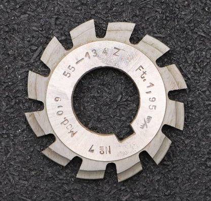 Bild des Artikels DOLD-Zahnformfräser-m=-0,9mm-No.-7-für-Z=-55-134-EGW-15°-gear-profile-cutter