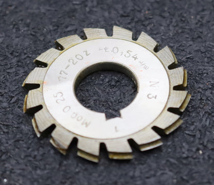 Bild des Artikels DOLD-Zahnformfräser-m=-0,25mm-No.-3-für-Z=-17-20-EGW-20°-gear-profile-cutter