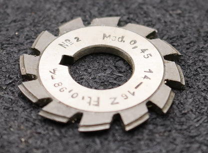 Bild des Artikels DOLD-Zahnformfräser-m=-0,45mm-No.-2-für-Z=-14-16-EGW-20°-LKN-gear-profile-cutter