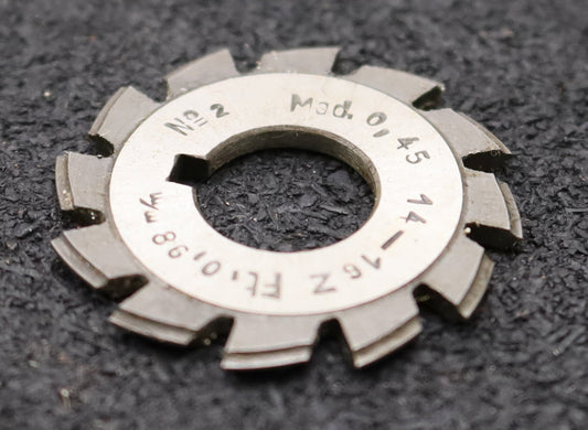 Bild des Artikels DOLD-Zahnformfräser-m=-0,45mm-No.-2-für-Z=-14-16-EGW-20°-LKN-gear-profile-cutter