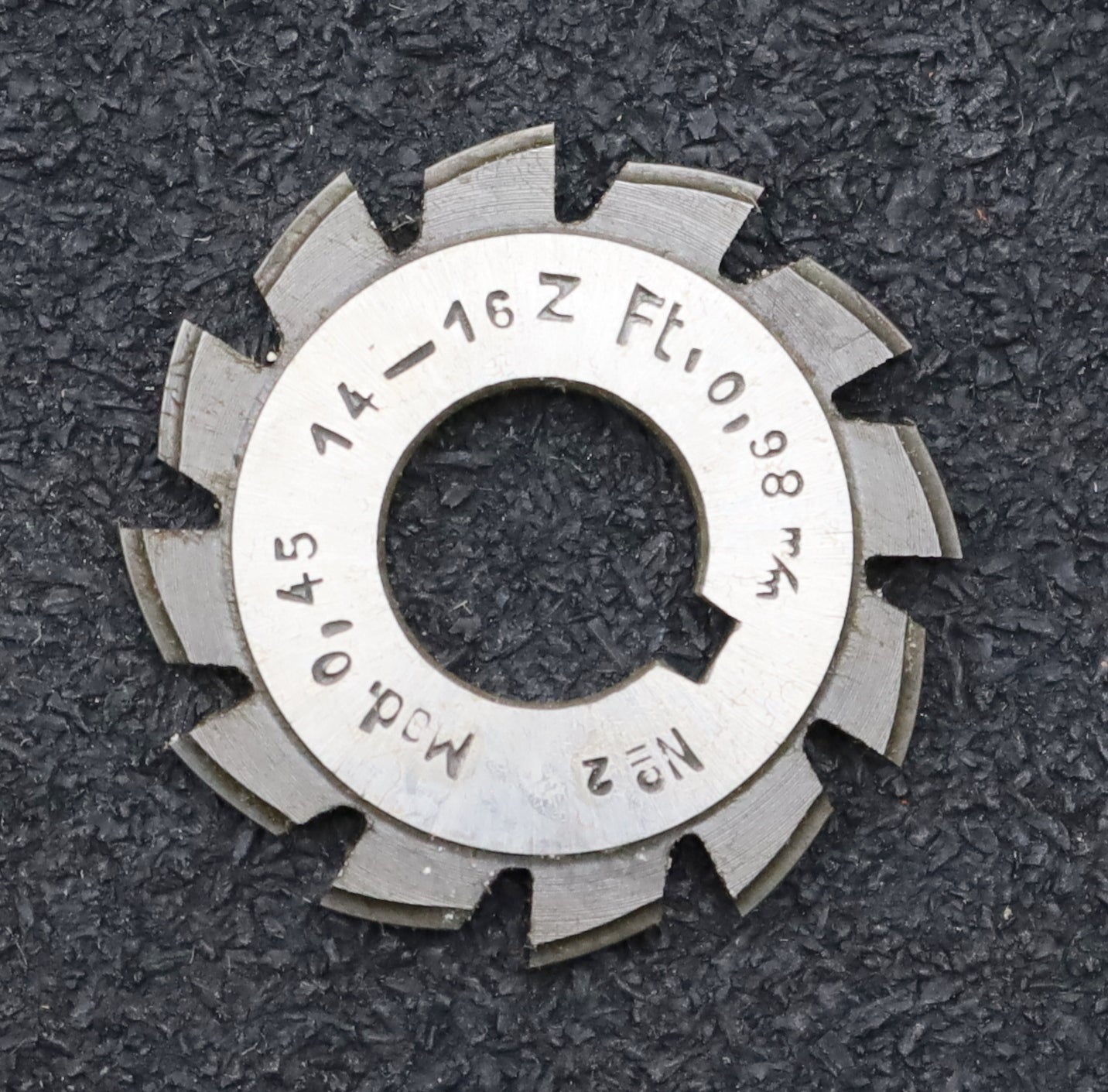 Bild des Artikels DOLD-Zahnformfräser-m=-0,45mm-No.-2-für-Z=-14-16-EGW-20°-LKN-gear-profile-cutter