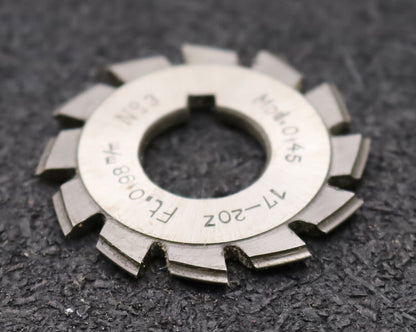 Bild des Artikels DOLD-Zahnformfräser-m=-0,45mm-No.-3-für-Z=-17-20-EGW-20°-LKN-gear-profile-cutter