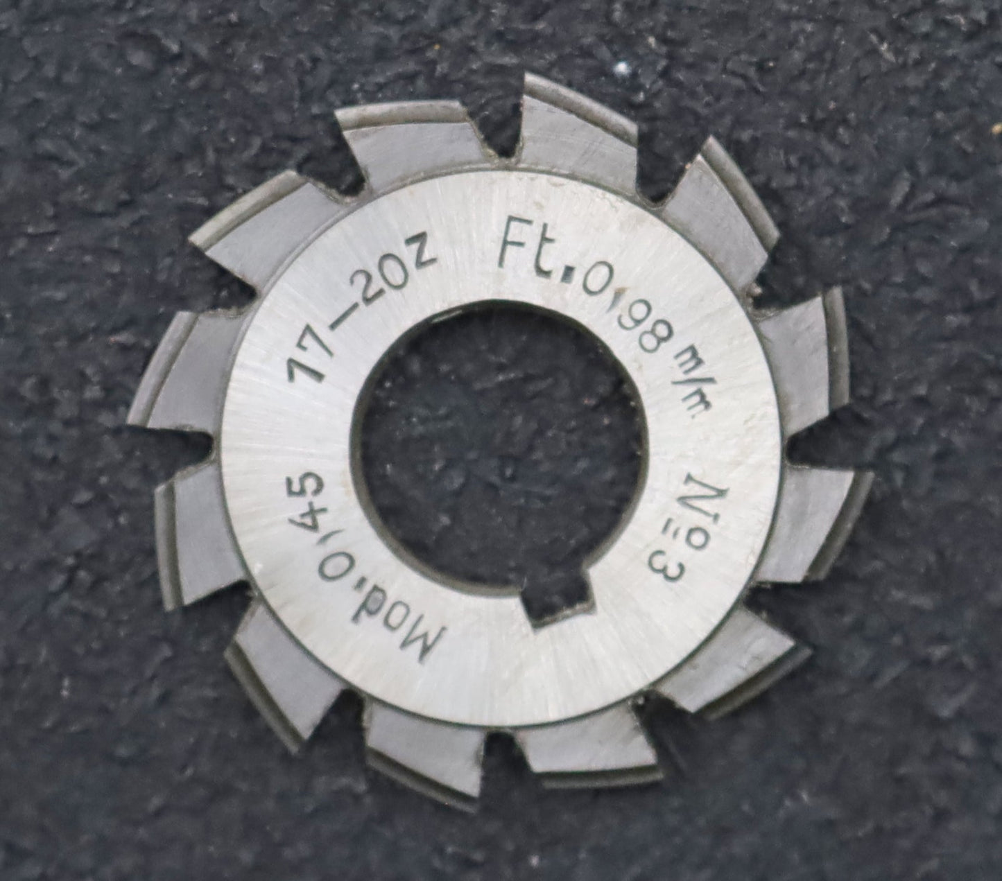 Bild des Artikels DOLD-Zahnformfräser-m=-0,45mm-No.-3-für-Z=-17-20-EGW-20°-LKN-gear-profile-cutter