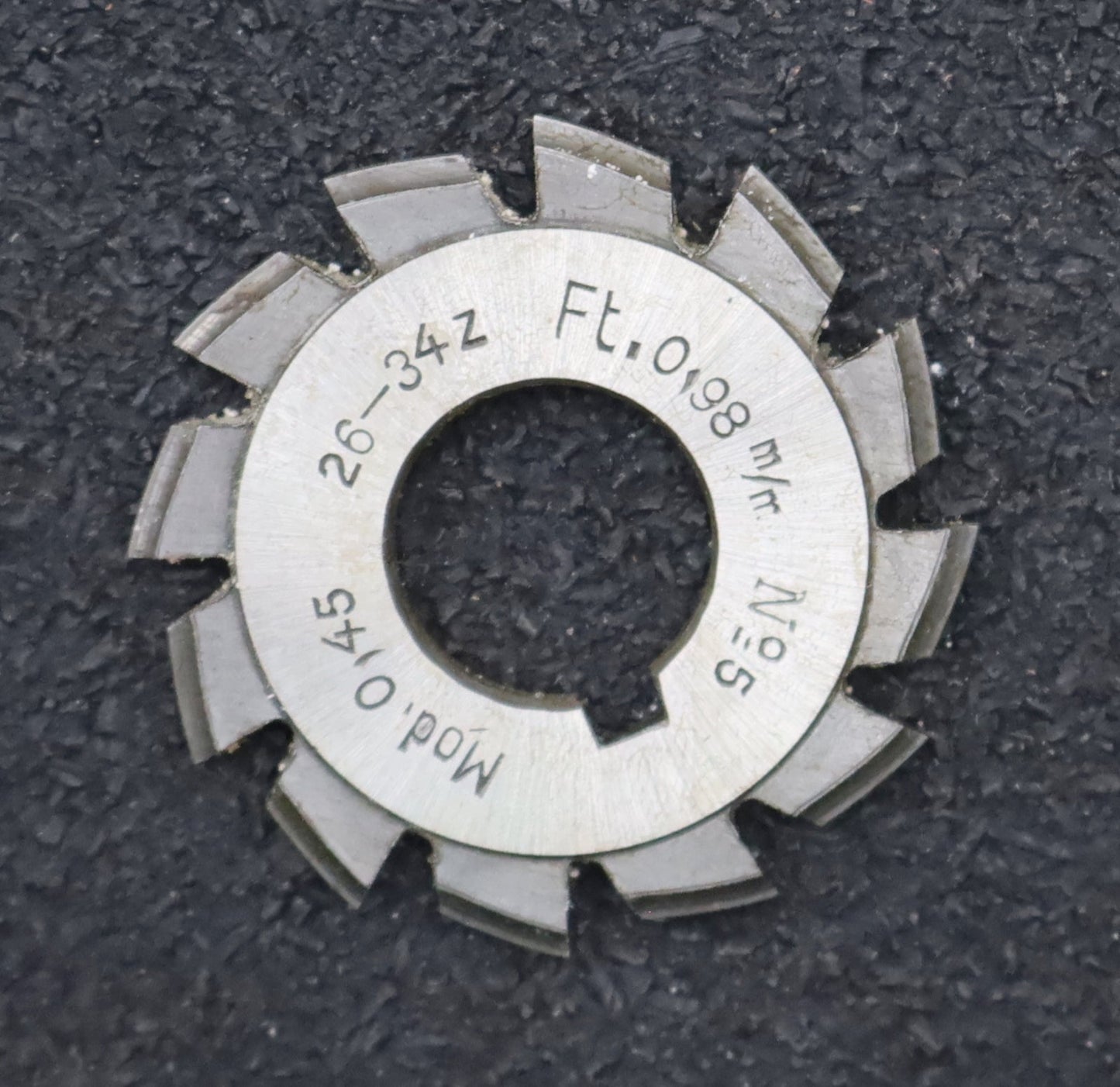 Bild des Artikels DOLD-Zahnformfräser-m=-0,45mm-No.-5-für-Z=-26-34-EGW-20°-gear-profile-cutter