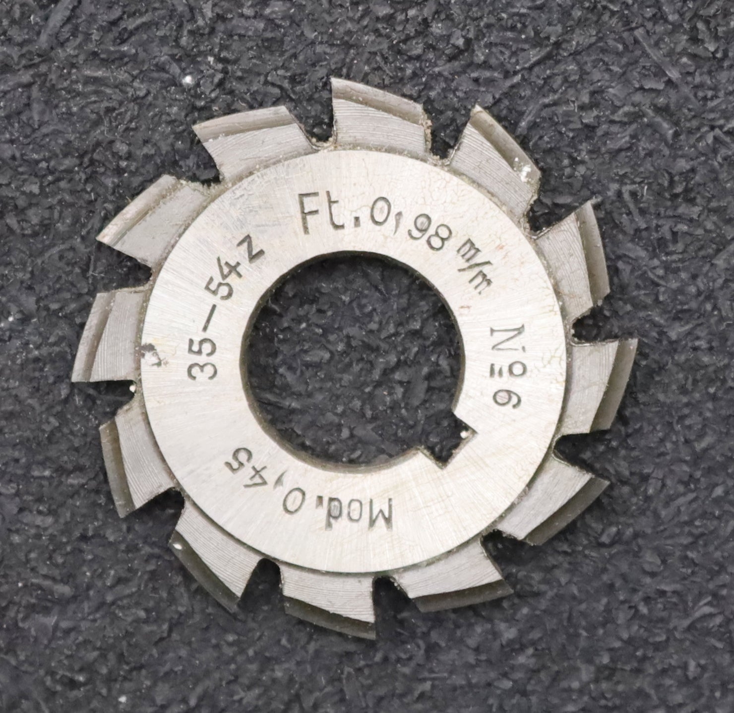 Bild des Artikels DOLD-Zahnformfräser-m=-0,45mm-No.-6-für-Z=-35-54-EGW-20°-LKN-gear-profile-cutter